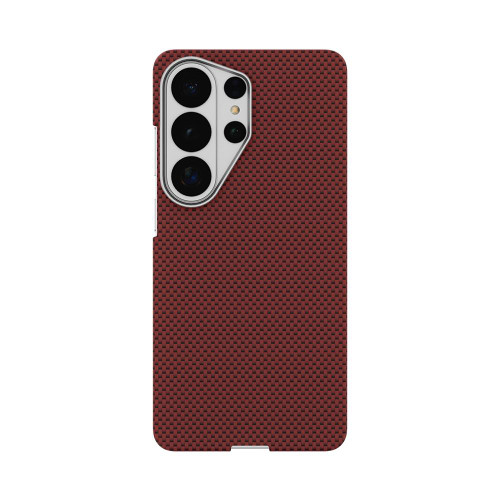 Samsung Galaxy S26 UItra Nanofiber MagSafe Magnetic Phone Case - Red