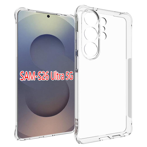 Samsung Galaxy S26 UItra Shockproof Non-slip Thickening TPU Phone Case - Transparent