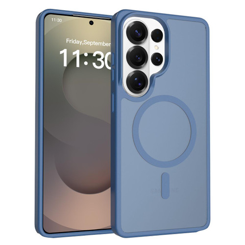 Samsung Galaxy S26 UItra Skin Feel TPU Hybrid PC MagSafe Phone Case - Blue