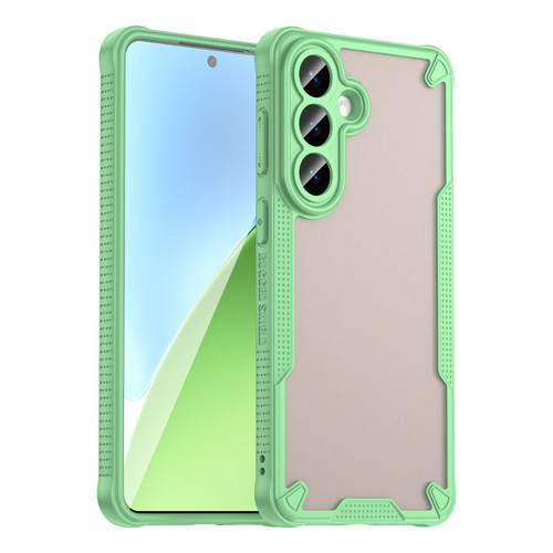 Samsung Galaxy S26+ Armor Glaze PC Hybrid TPU Phone Case - Green
