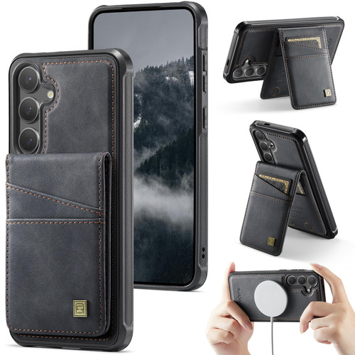 Samsung Galaxy S26+ AutSpace A12 MagSafe Magnetic RFID Card Bag Phone Case - Black