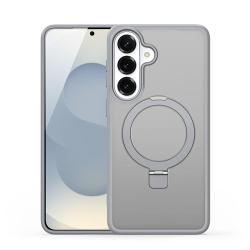 Samsung Galaxy S26+ DUX DUCIS Yind Series MagSafe TPU Hybrid PC Phone Case with Stand - Grey