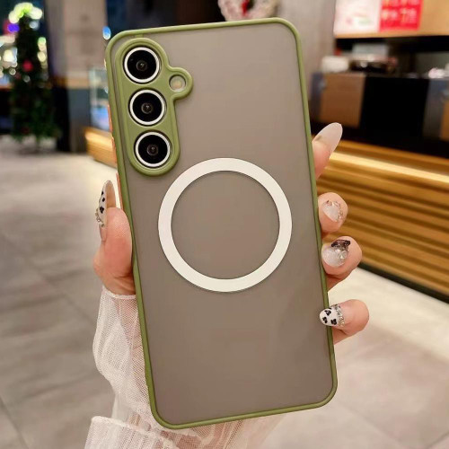 Samsung Galaxy S26+ Hawkeye Skin Feel MagSafe Phone Case - Army Green