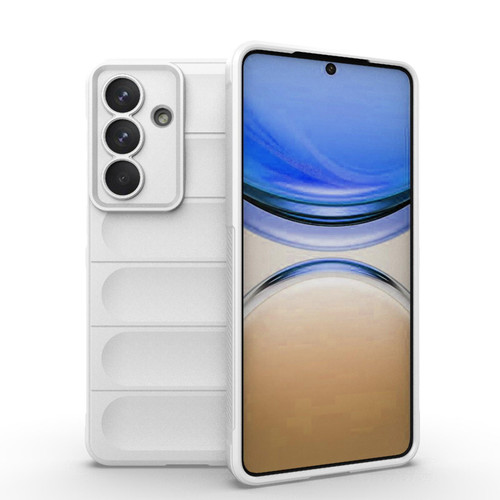 Samsung Galaxy S26+ Magic Shield TPU + Flannel Phone Case - White