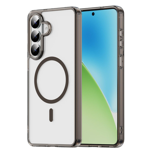 Samsung Galaxy S26+ PC Hybrid TPU Airbag Shockproof MagSafe Phone Case - Transparent Black