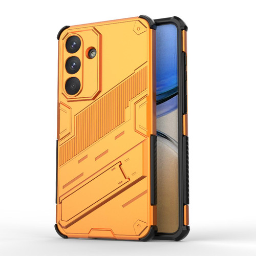 Samsung Galaxy S26+ Punk Armor 2 in 1 PC + TPU Shockproof Phone Case with Invisible Holder - Orange