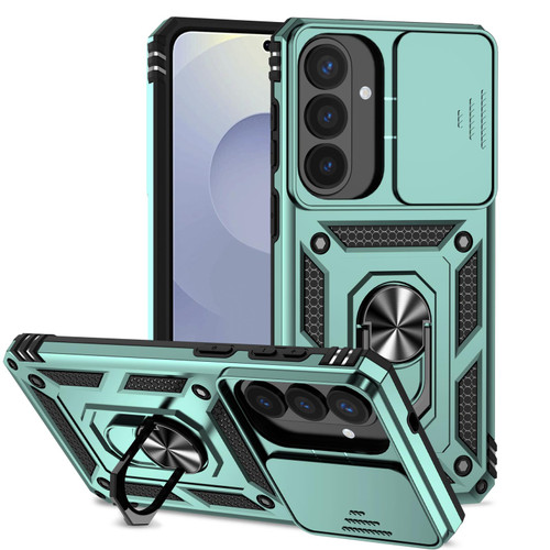 Samsung Galaxy S26+ Sliding Camshield Holder Phone Case - Green