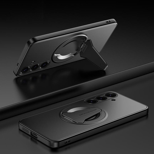 Samsung Galaxy S26+ Spaceship MagSafe Folding Holder Phone Case - Black