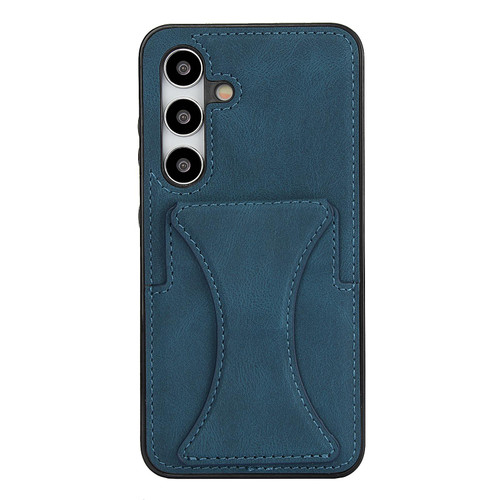 Samsung Galaxy S26+ Ultra-thin Shockproof Phone Protective Case with Holder - Blue