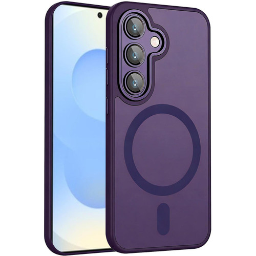 Samsung Galaxy S26+ XDcase Skin Feel Magnetic Frosted Phone Case with Lens Film - Purple