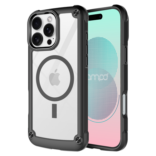 Ampd - Durabump Magsafe Case For Apple Iphone 16 Pro Max - Black