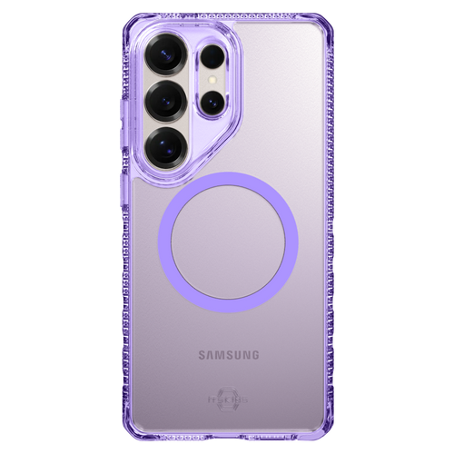 Itskins - Hybridr Clear Magsafe Case For Samsung Galaxy S26 Ultra - Light Purple
