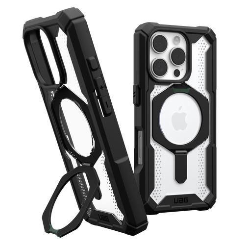 Urban Armor Gear Uag -  Plasma Xte Magsafe Case For Apple Iphone 16 Pro - Black And Clear