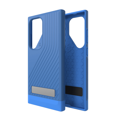 Zagg - Denali Case With Kickstand For Samsung Galaxy S24 Ultra - Cobalt Blue