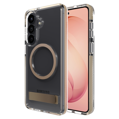 Zagg - Santa Cruz Snap Case With Kickstand For Samsung Galaxy S26 Plus - Titanium Gray