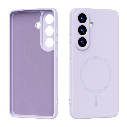 Samsung Galaxy S26 ABEEL Skin-friendly Feel Magsafe Liquid Silicone Phone Case - Lilac Purple