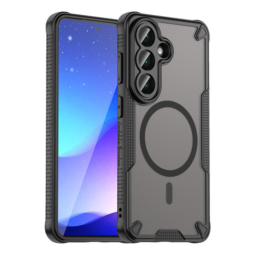 Samsung Galaxy S26 Armor Glaze MagSafe Magnetic Phone Case - Black