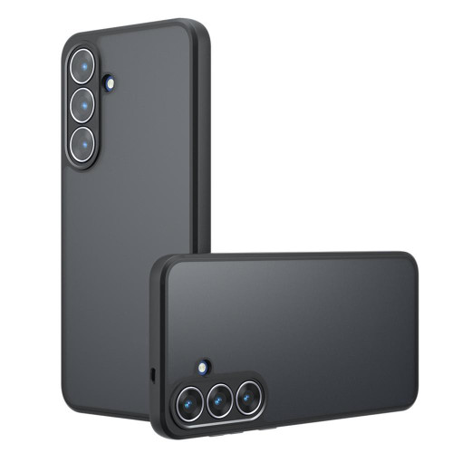 Samsung Galaxy S26 Armor Precise Hole PC Hybrid TPU Phone Case - Frosted Black