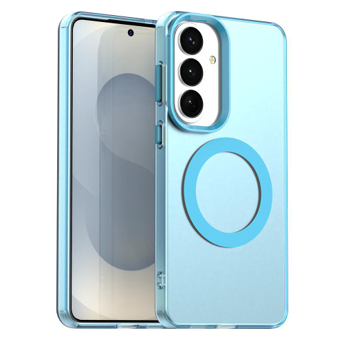 Samsung Galaxy S26 Candy Magsafe PC Hybrid TPU Phone Case - Blue