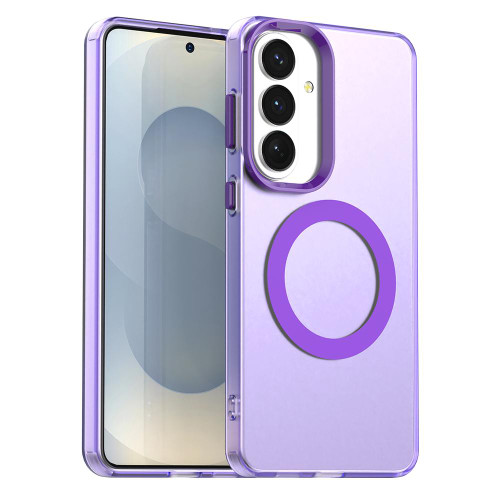 Samsung Galaxy S26 Candy Magsafe PC Hybrid TPU Phone Case - Purple