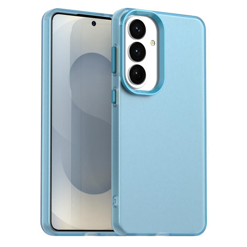 Samsung Galaxy S26 Candy PC Hybrid TPU Shockproof Phone Case - Blue