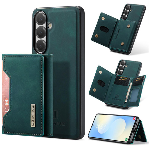 Samsung Galaxy S26 DG.MING M2 Series 3-Fold Multi Card Bag + Magnetic Phone Case - Green