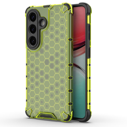 Samsung Galaxy S26 Honeycomb Shockproof Phone Case - Green