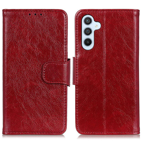 Samsung Galaxy S26 Nappa Texture Horizontal Flip Leather Phone Case - Red