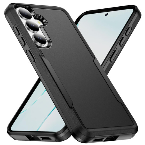 Samsung Galaxy S26 Pioneer Armor Heavy Duty PC Hybrid TPU Phone Case - Black