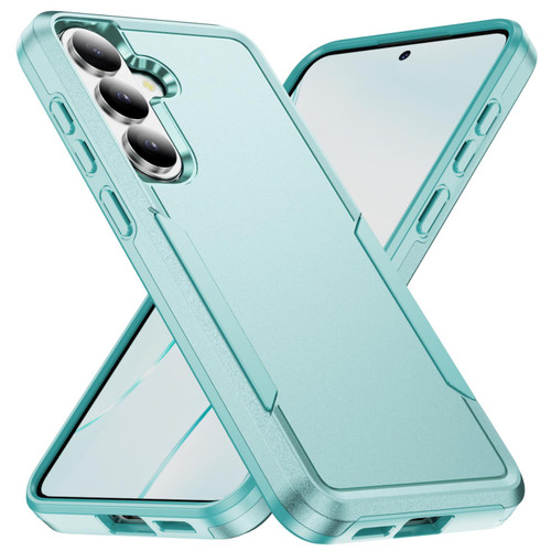 Samsung Galaxy S26 Pioneer Armor Heavy Duty PC Hybrid TPU Phone Case - Green