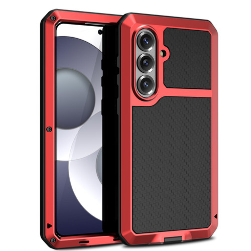 Samsung Galaxy S26 RedPepper Metal Triple-proof Heat Dissipation Phone Case - Red