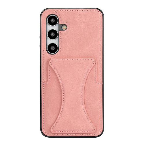 Samsung Galaxy S26 Ultra-thin Shockproof Phone Protective Case with Holder - Rose Gold