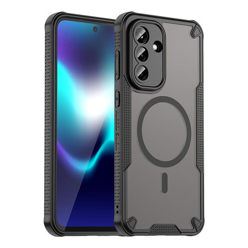 Samsung Galaxy A37 5G Armor Glaze MagSafe Magnetic Phone Case - Black