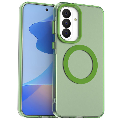 Samsung Galaxy A37 5G Candy Magsafe PC Hybrid TPU Phone Case - Green