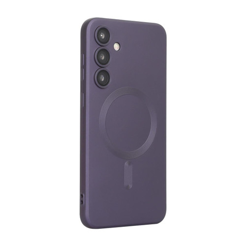 Samsung Galaxy A37 5G ENKAY MagSafe Matte TPU Phone Case with Lens Film - Purple