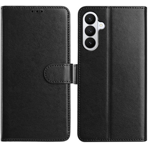 Samsung Galaxy A37 5G Lambskin 8-card Slot Leather Phone Case - Black