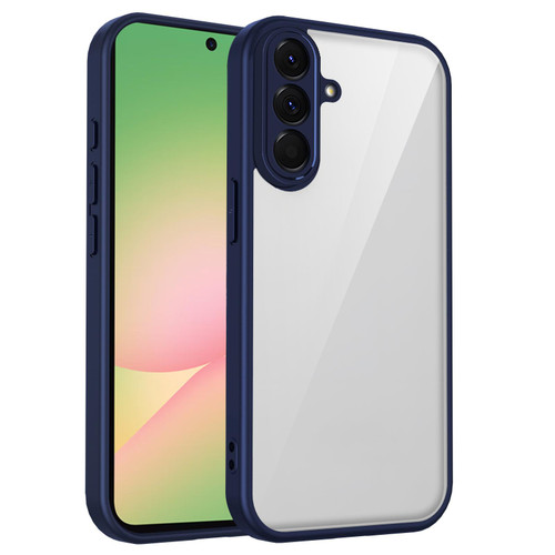 Samsung Galaxy A37 5G Matte PC Skin-feel Shockproof Phone Case - Blue