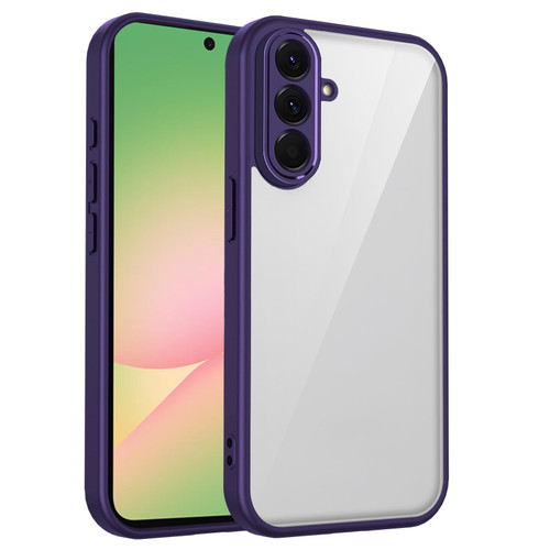 Samsung Galaxy A37 5G Matte PC Skin-feel Shockproof Phone Case - Purple