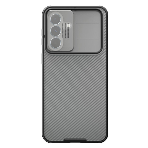 Samsung Galaxy A37 5G NILLKIN Black Mirror Pro Series Camshield PC Phone Case - Transparent Black