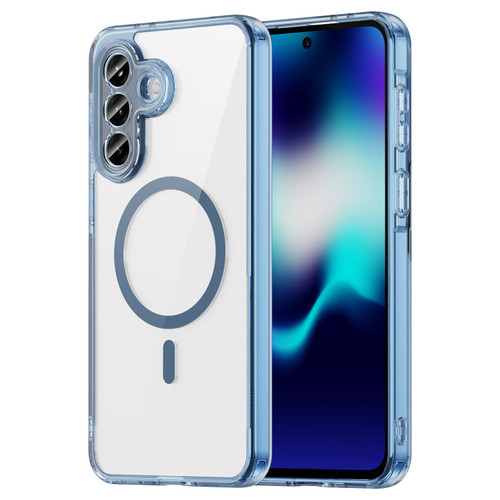 Samsung Galaxy A37 5G PC Hybrid TPU Airbag Shockproof MagSafe Phone Case - Transparent Blue