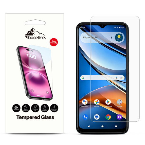 Baseline Tempered Glass Screen Protector for Cricket Icon 2026 - Clear
