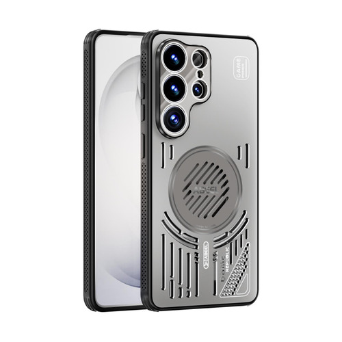 Samsung Galaxy S26 Ultra 5G ABEEL Ice Fox Series Magsafe Heat Sink Cooling Phone Case - Titanium Gray