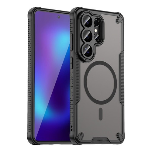 Samsung Galaxy S26 Ultra 5G Armor Glaze MagSafe Magnetic Phone Case - Black