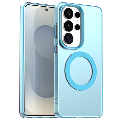 Samsung Galaxy S26 Ultra 5G Candy Magsafe PC Hybrid TPU Phone Case - Blue