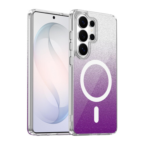 Samsung Galaxy S26 Ultra 5G Crystal Glitter Magnetic Phone Case - Purple