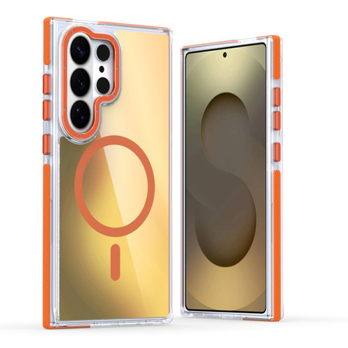 Samsung Galaxy S26 Ultra 5G Dual-Color Gradient Discolor MagSafe Phone Case - Orange