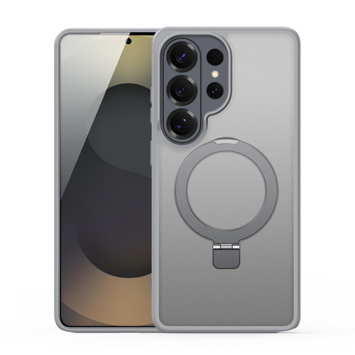 Samsung Galaxy S26 Ultra 5G DUX DUCIS Yind Series MagSafe TPU Hybrid PC Phone Case with Stand - Grey