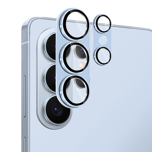 Samsung Galaxy S26 Ultra 5G ENKAY Anti-reflection Camera Lens Aluminium Alloy Tempered Glass Film - Blue