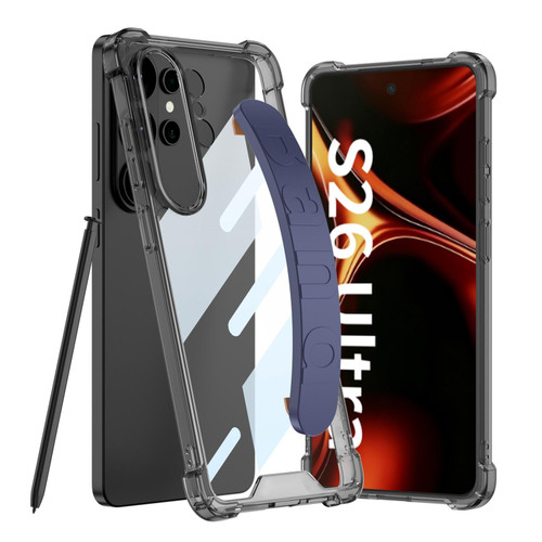 Samsung Galaxy S26 Ultra 5G GKK Airbag Silicone Wristband Phone Case, Not Included Pen - Blue