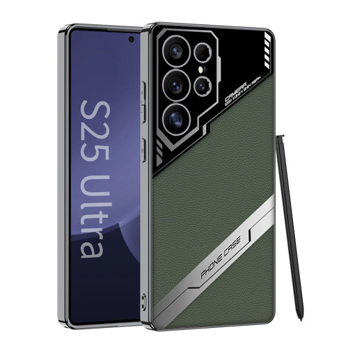 Samsung Galaxy S26 Ultra 5G GKK Esports Leather Shockproof Phone Case - Green